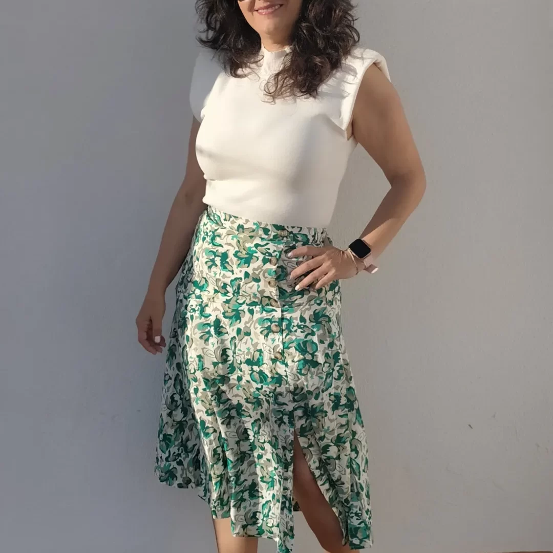 FALDA MIDI FANTASÍA