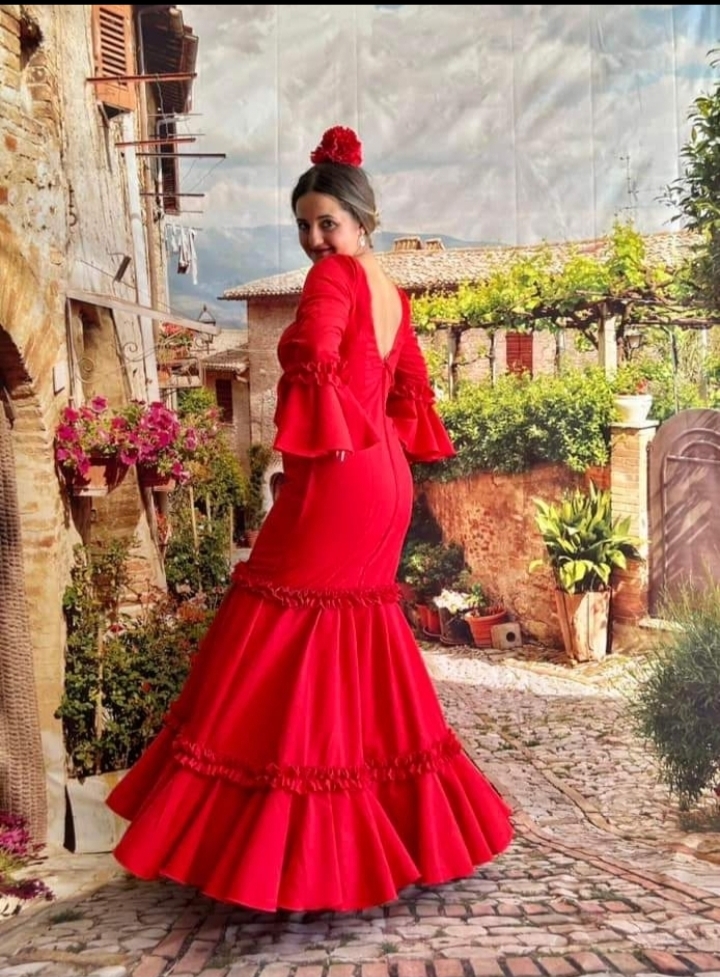Vestido de Flamenca Verdiales - RollerDanz