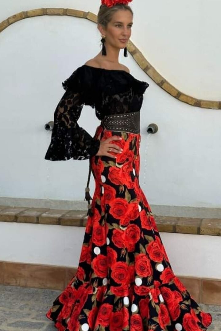 Vestido de Flamenca Verdiales - RollerDanz