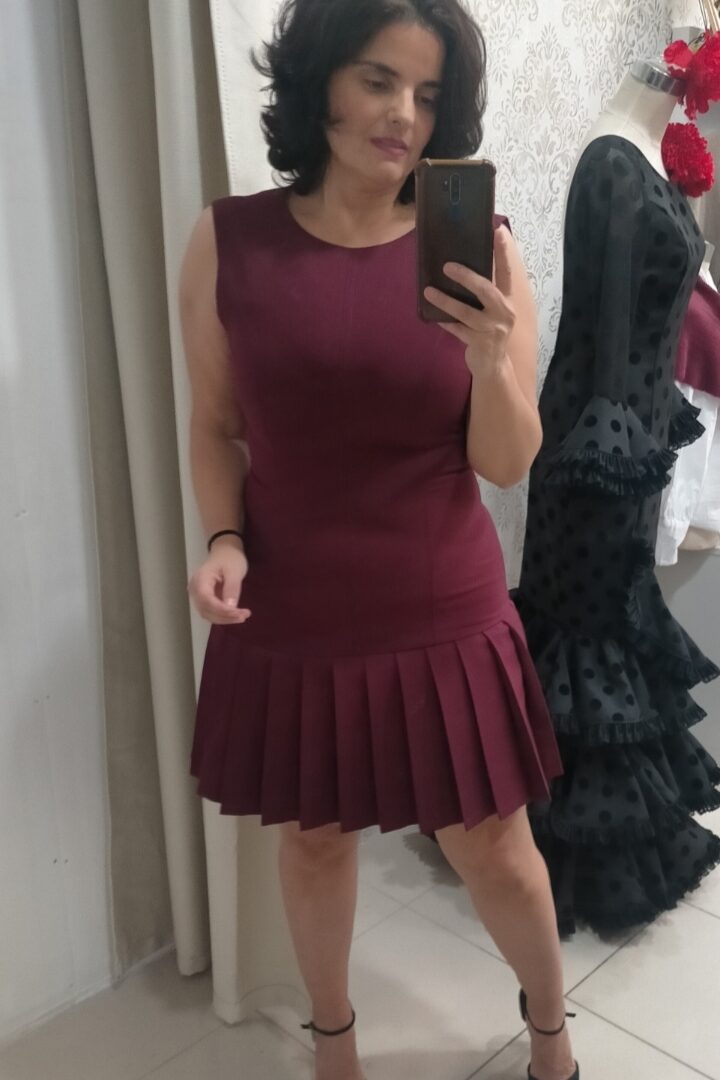 VESTIDO TABLAS REBECA