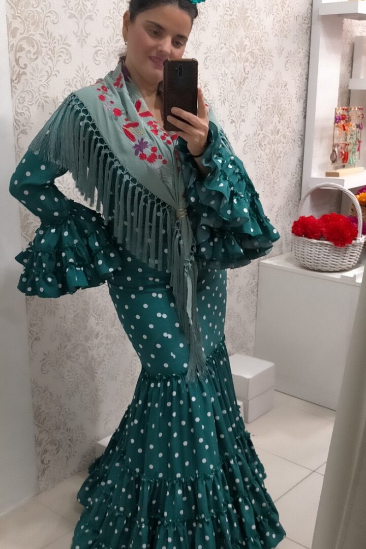 TRAJE FLAMENCA CANASTERO LUCÍA