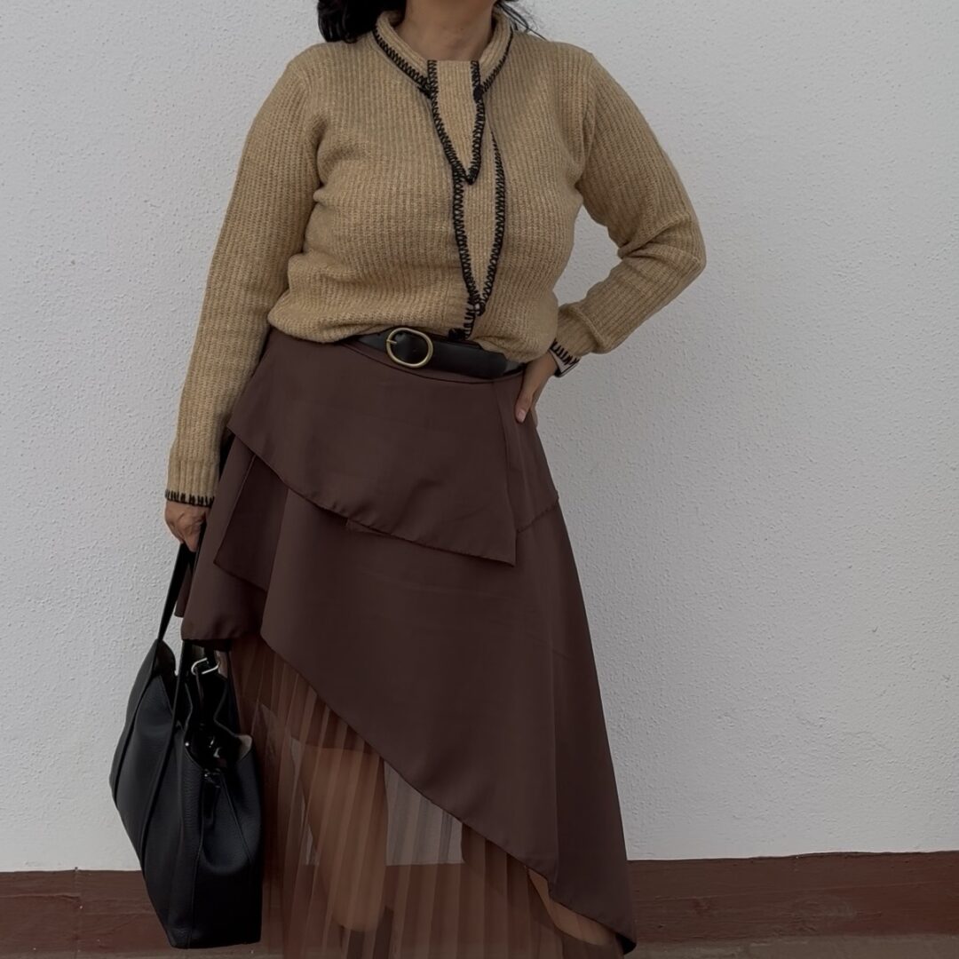 FALDA DOBLE CAPA LIDIA