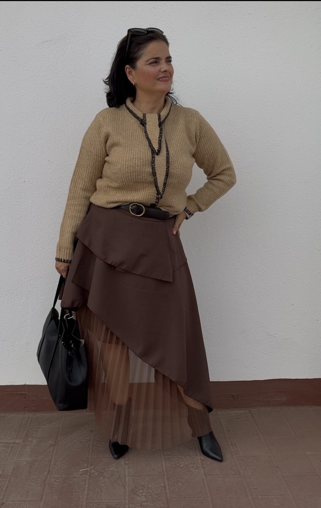 FALDA DOBLE CAPA LIDIA