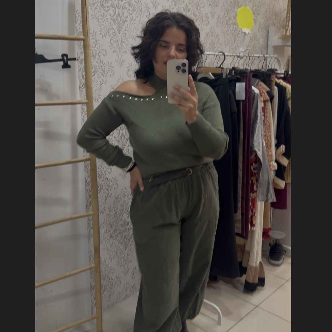 Pantalón Bombacho Pana Ely