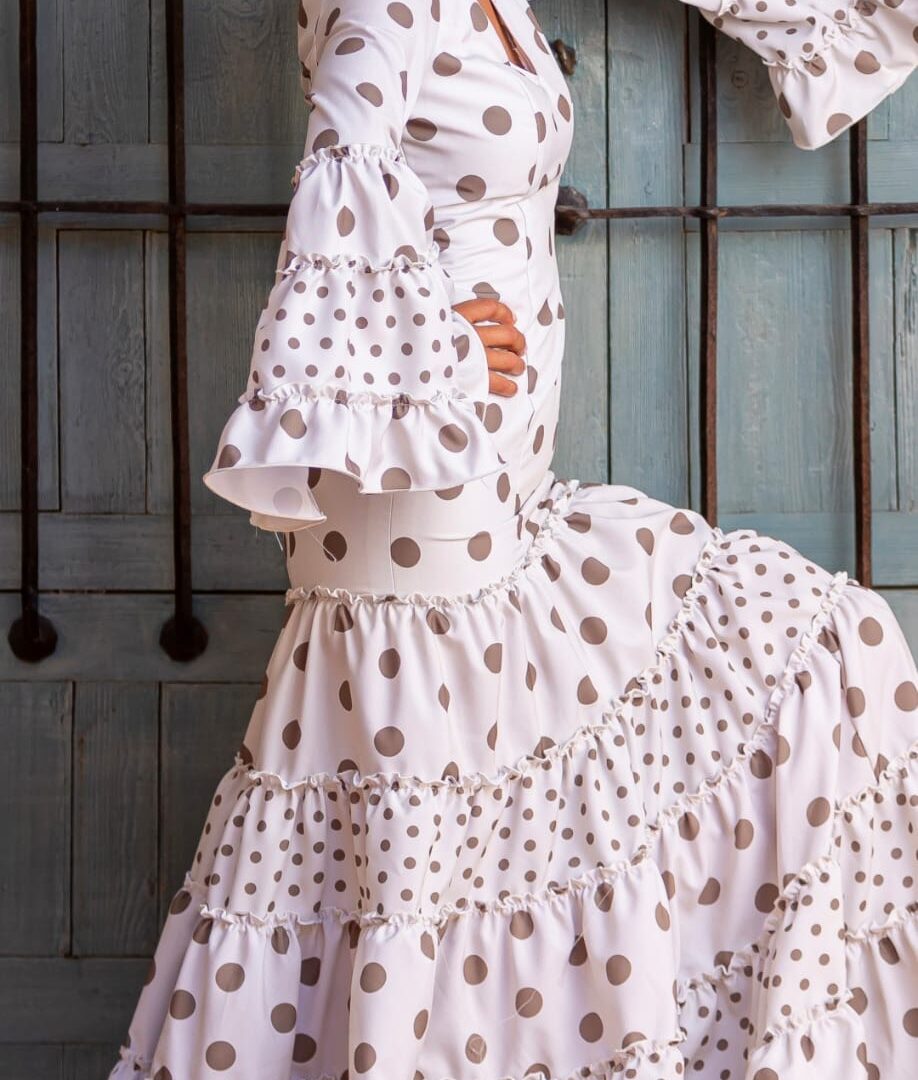 TRAJE FLAMENCA  LIRIOS