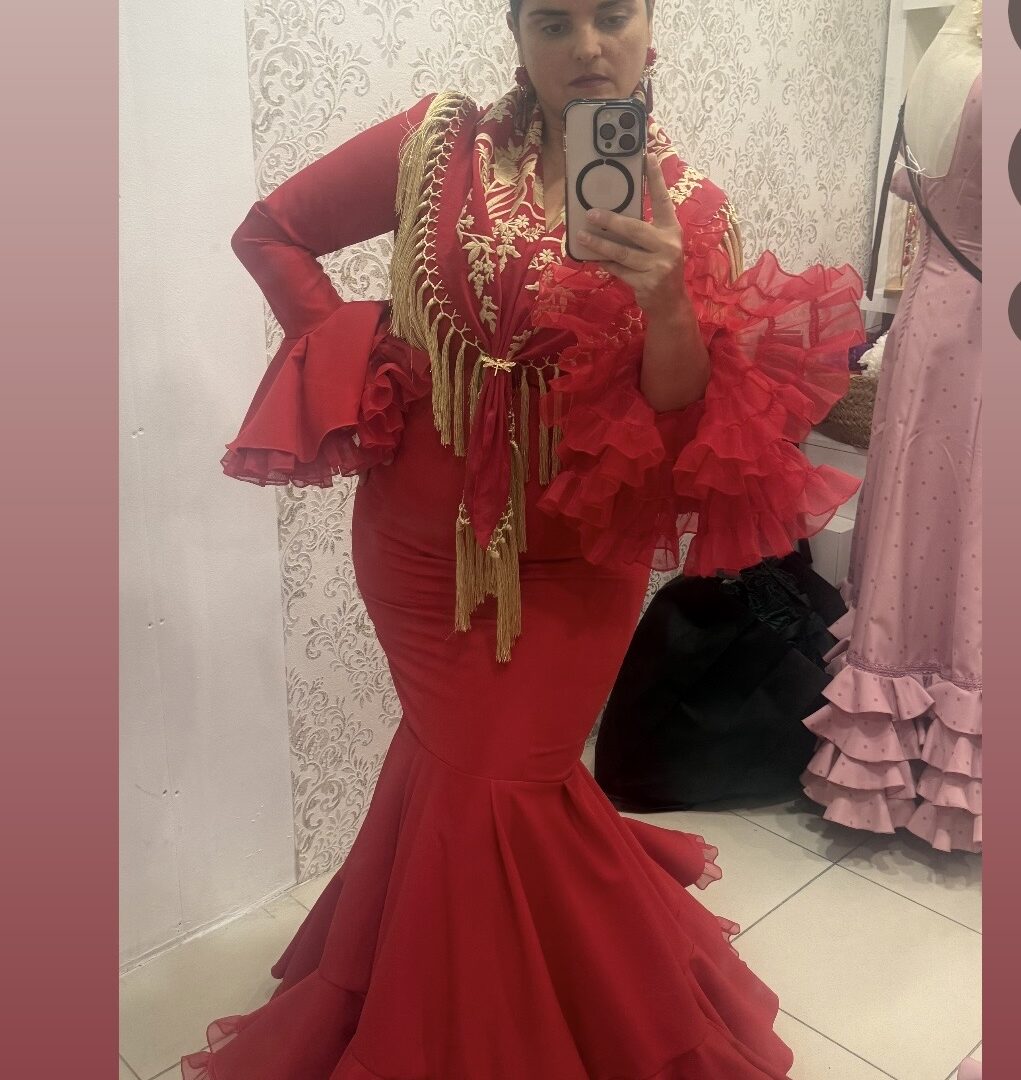 TRAJE FLAMEC CLAVEL ROJO