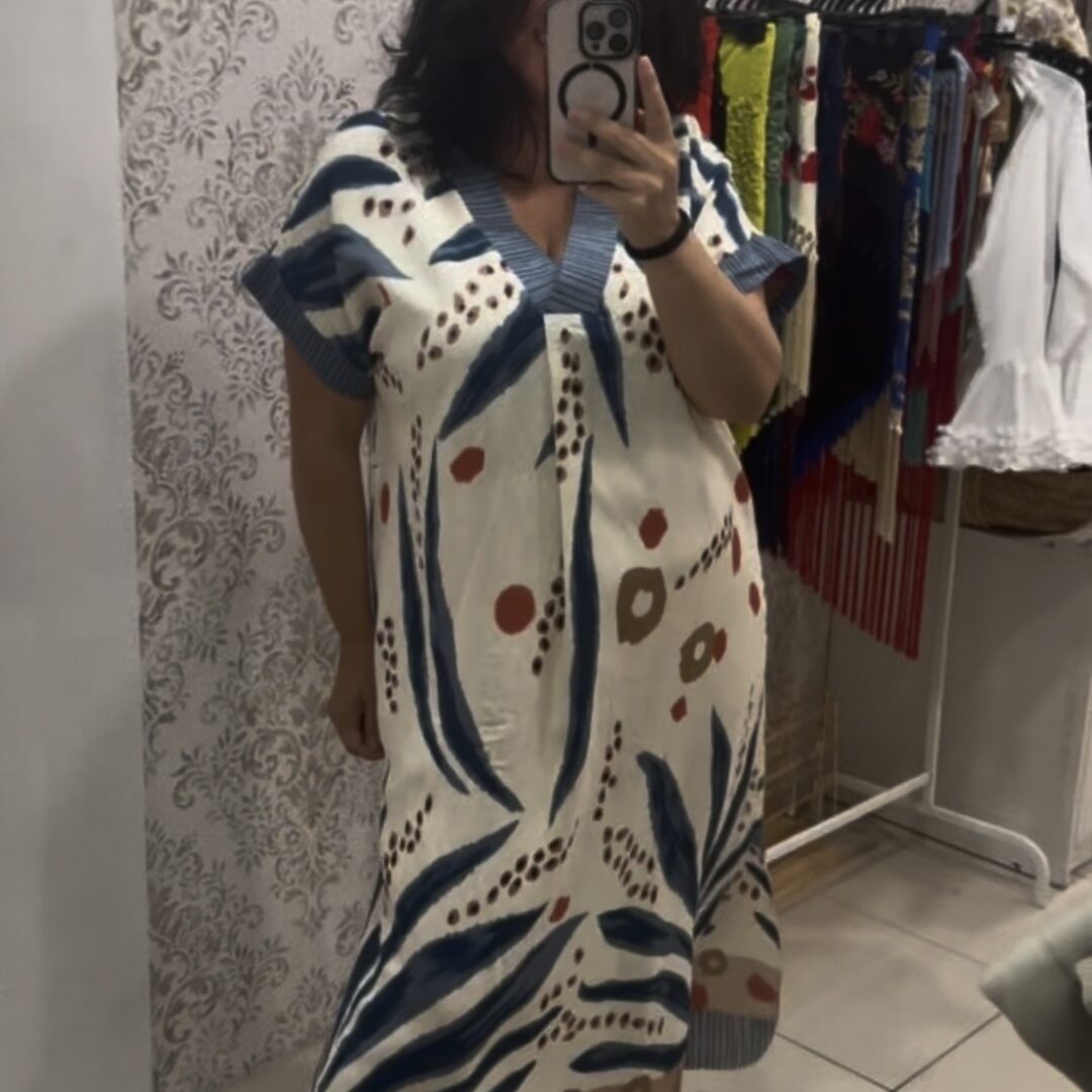 Vestido Estampado Sol